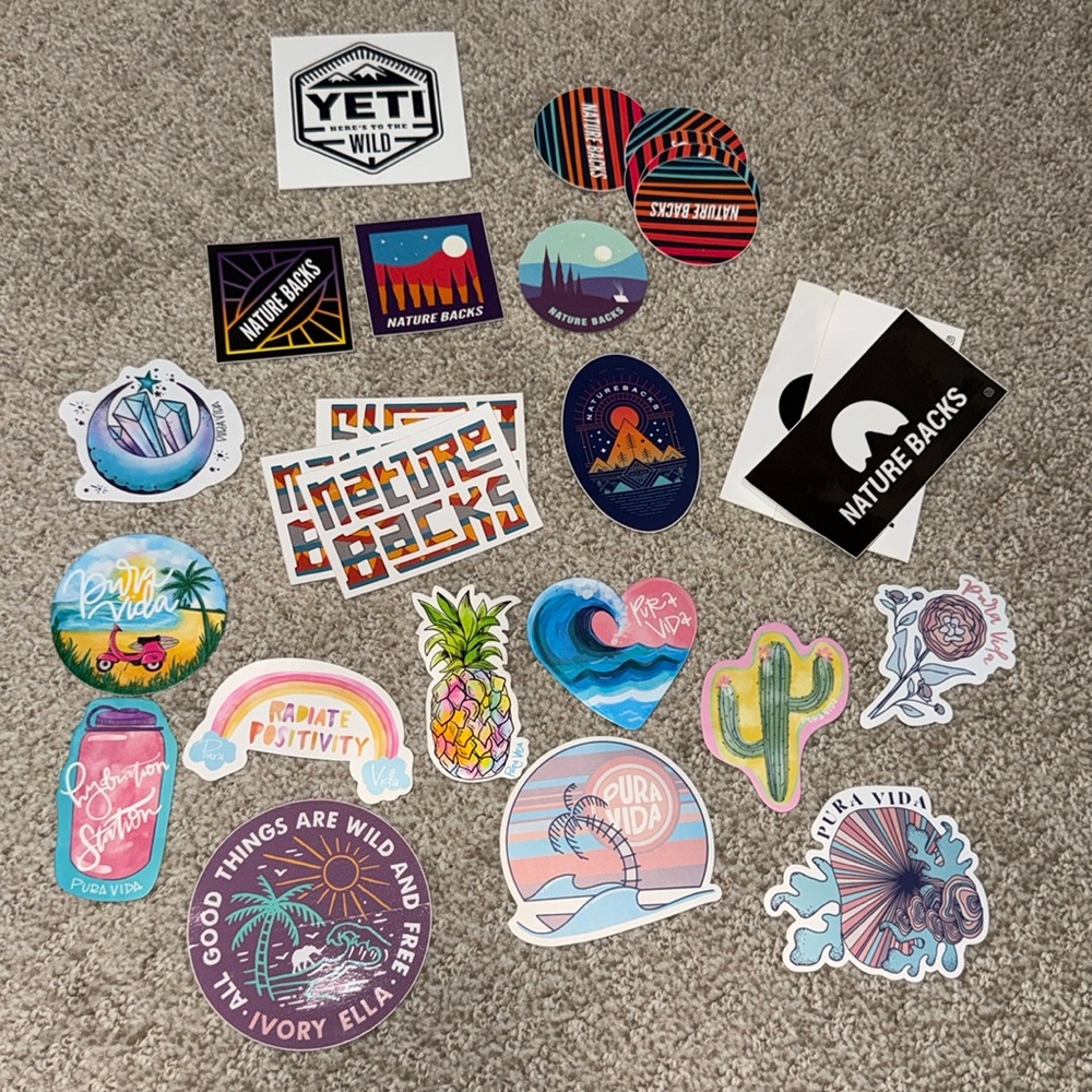 Lot of random stickers